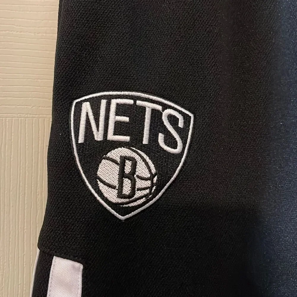 Adidas NBA Brooklyn Nets Track Pants Boys Large - Picture 9 of 16